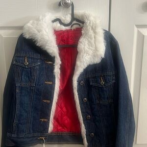 Quilted denim jacket